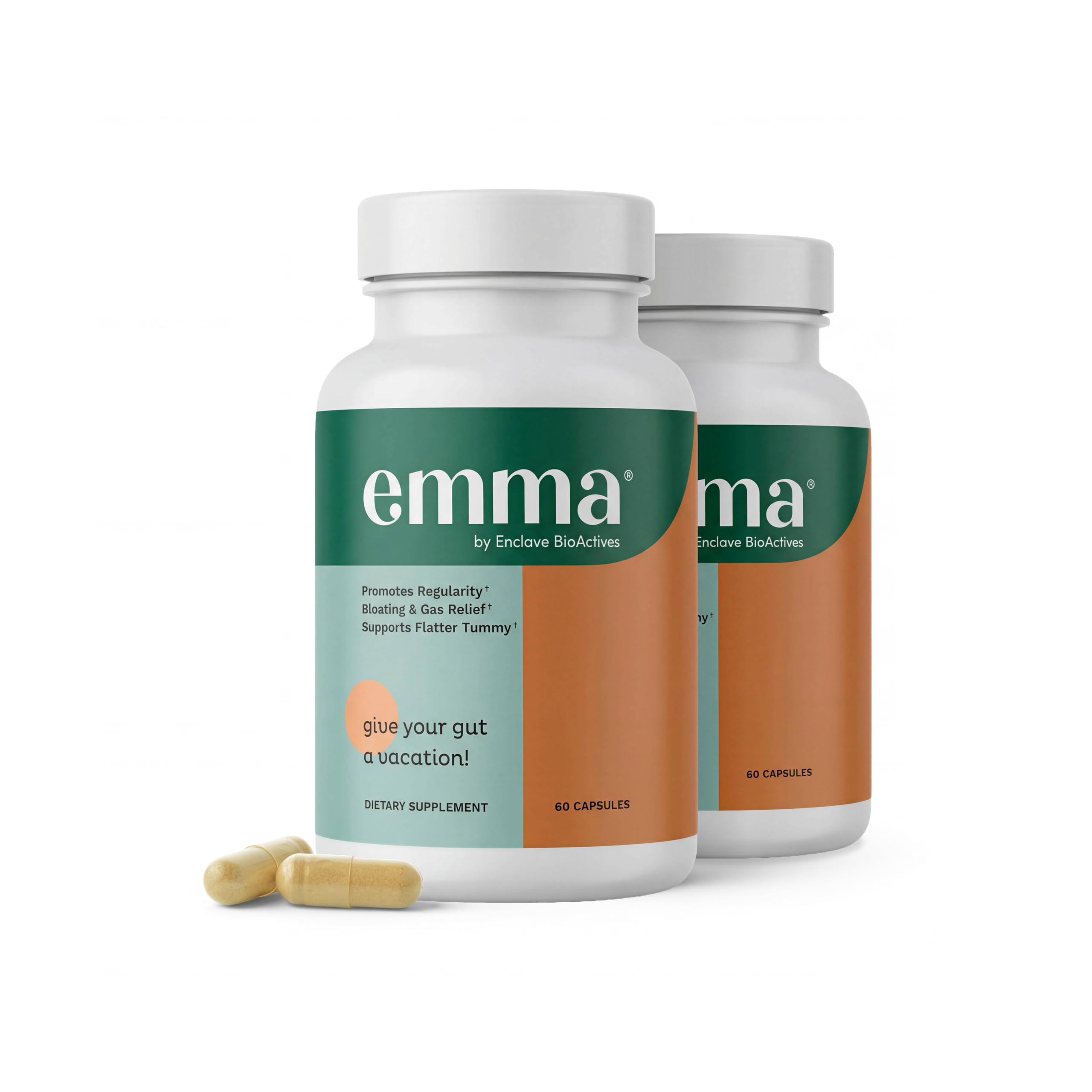Emma Gut Health Relief Supplement – Digestive Support for Bloating, Gas & Constipation