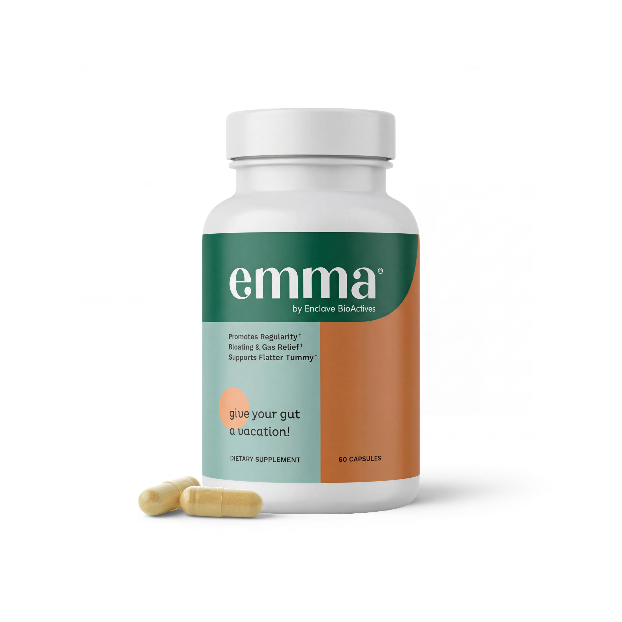 Emma Gut Health Relief Supplement – Digestive Support for Bloating, Gas & Constipation