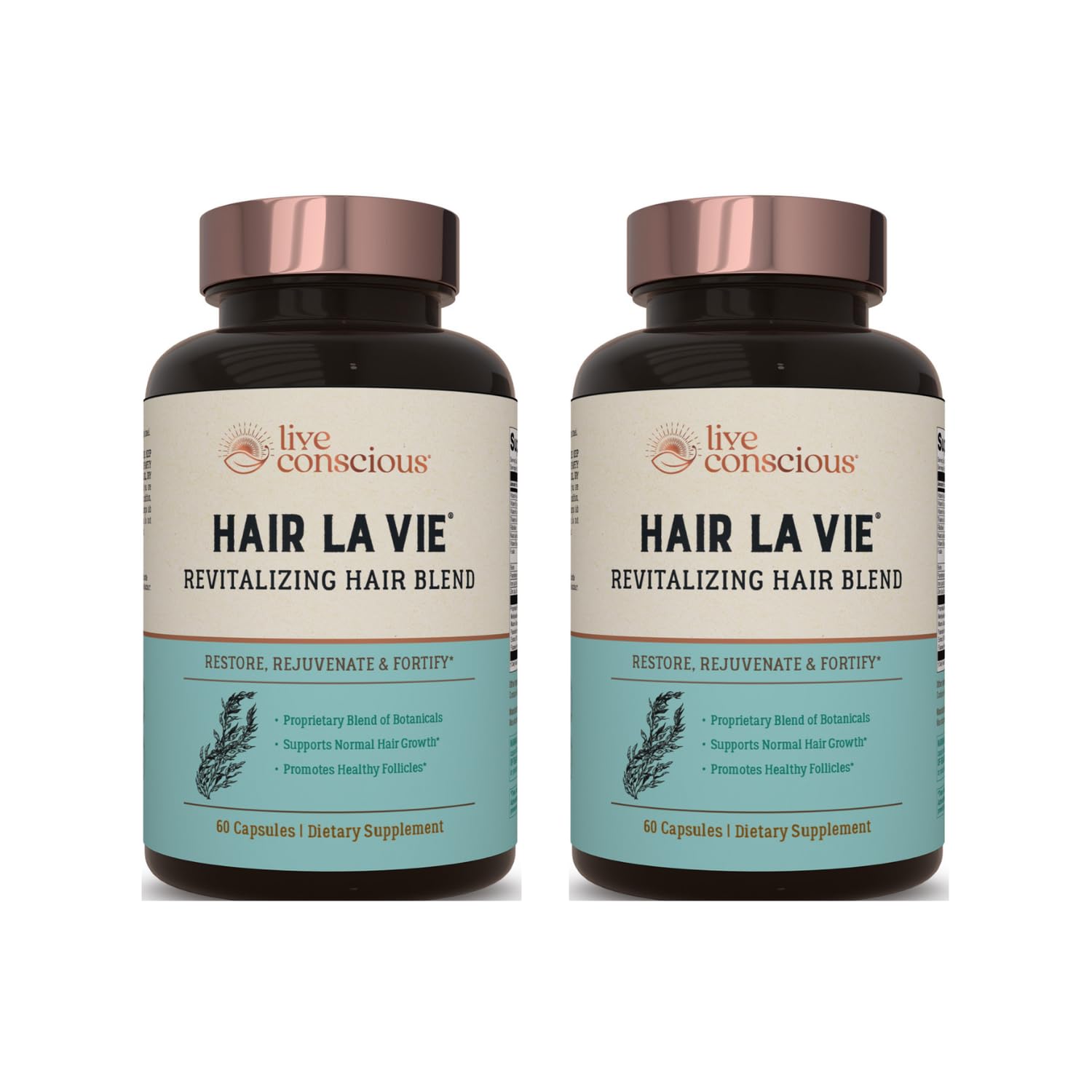Hair La Vie Hair Growth Vitamins – Biotin, Collagen & Saw Palmetto for Men & Women