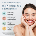 Nucific® Bio-X4 4-in-1 Weight Management Probiotic Supplement 90 Count