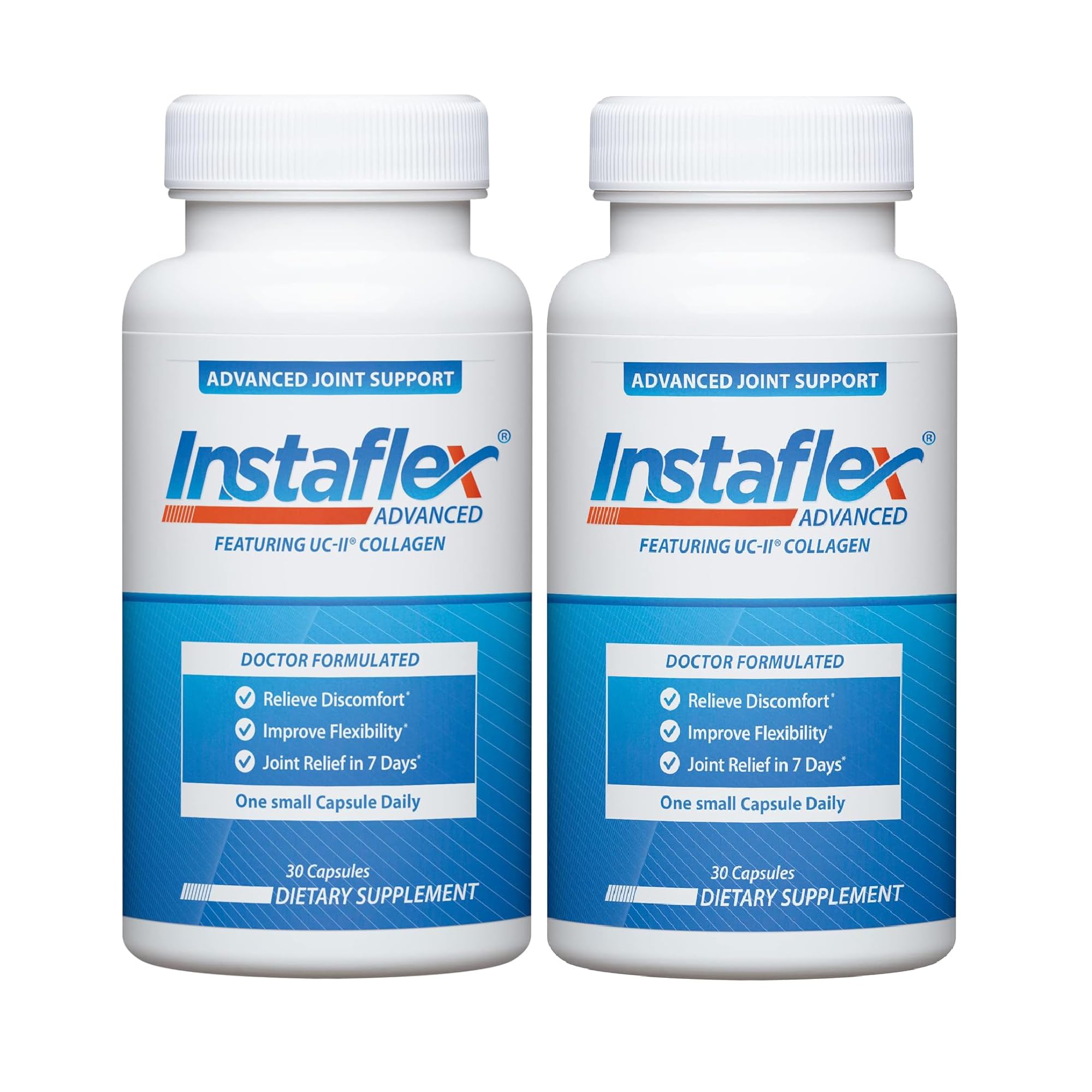 Instaflex Advanced Joint Support Supplement – Turmeric, Resveratrol, Boswellia & UC-II Collagen – 30 Capsules