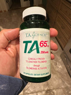 T.A. Sciences TA-65 Telomere Activation Supplement - 2.5 Times Potency, 90 Capsules