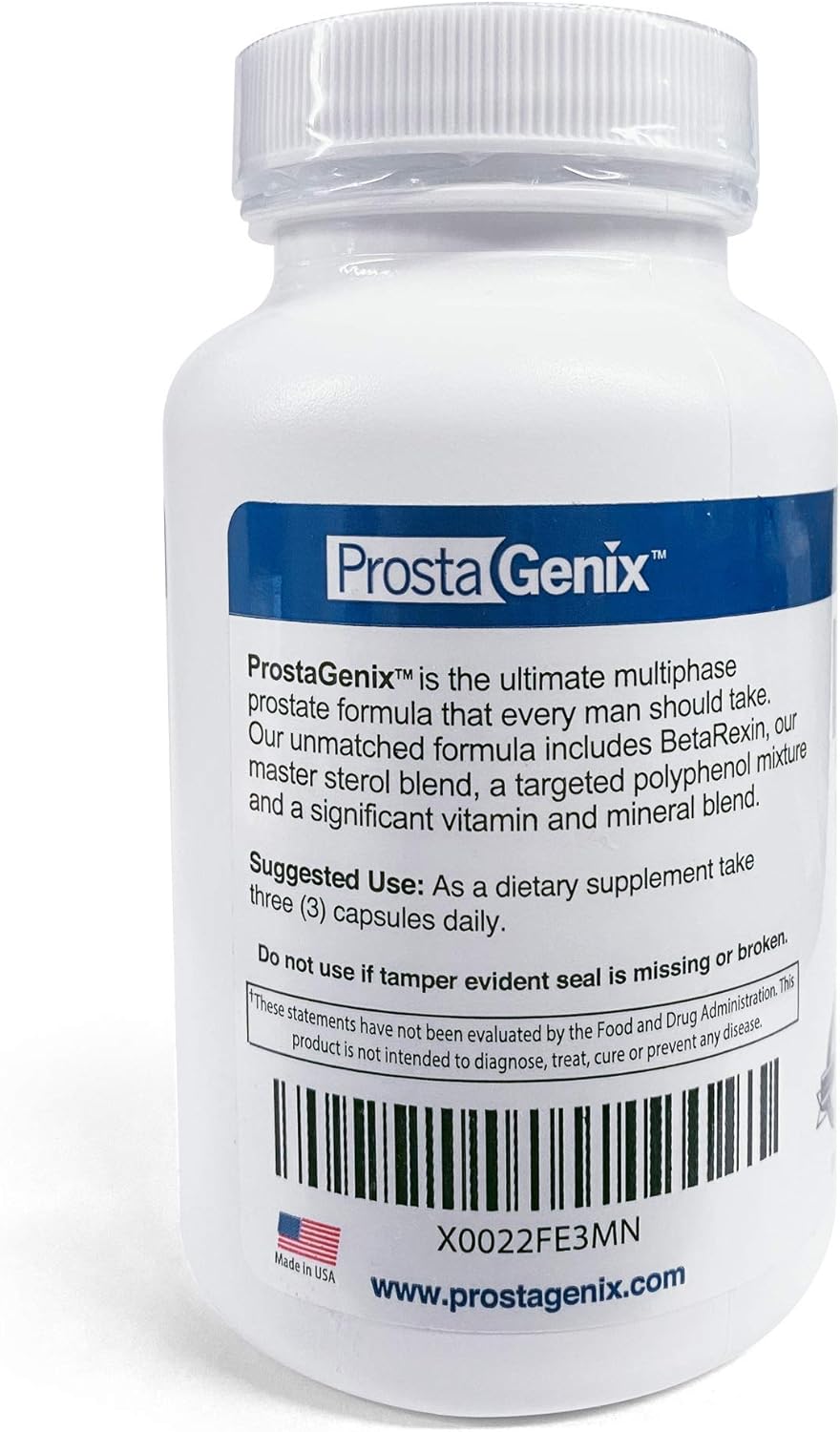 ProstaGenix Multiphase Prostate Supplement - Over 1 Million Sold - End Nighttime Bathroom Trips, Urgency, & More. 90 Capsules