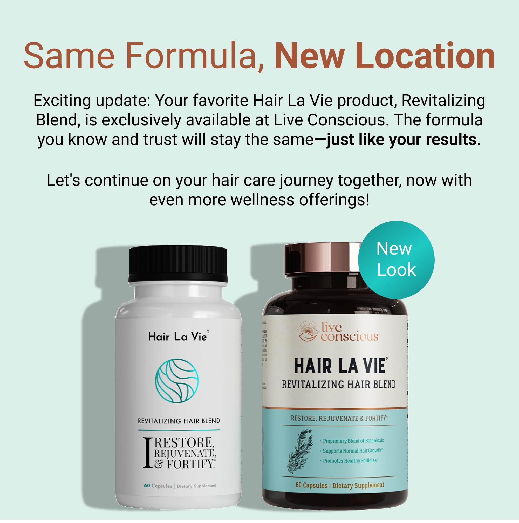 Hair La Vie Hair Growth Vitamins – Biotin, Collagen & Saw Palmetto for Men & Women