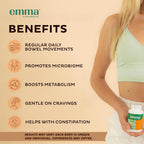 Emma Gut Health Relief Supplement – Bloating, Gas & Constipation Support for Women & Men | Digestive & Leaky Gut Formula