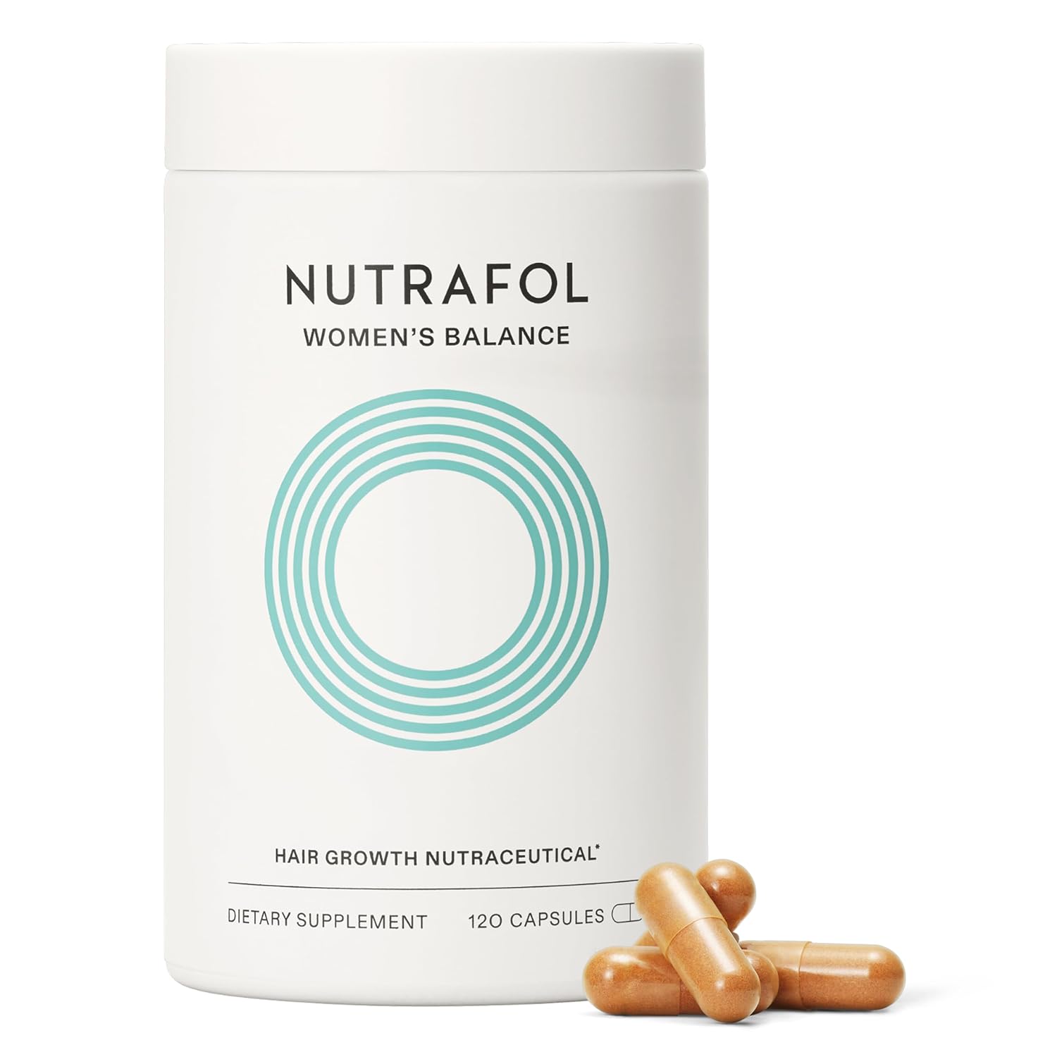 Nutrafol Women's Balance Hair Growth Supplement – Clinically Proven for Enhanced Hair Thickness