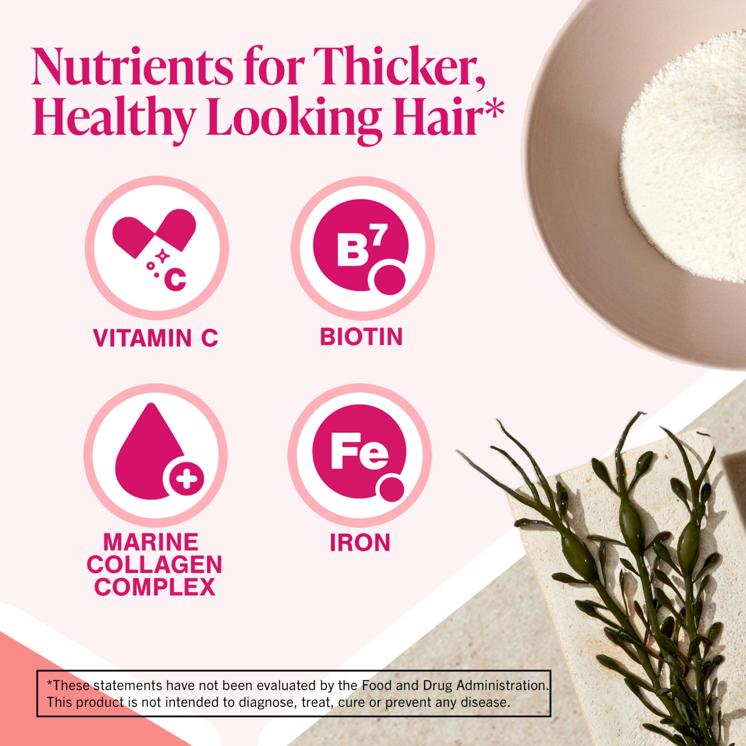 Viviscal Hair Growth Supplements For Women For Thicker, Fuller Hair, Nourishes Thinning & Loss
