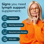 PUREHEALTH RESEARCH Lymph System Support Supplement - Lymphatic Drainage Supplement with Dandelion Extract, Cleavers, Burdock Powder - Reduce Swelling and Cleanse Lymph - 1 Bottle
