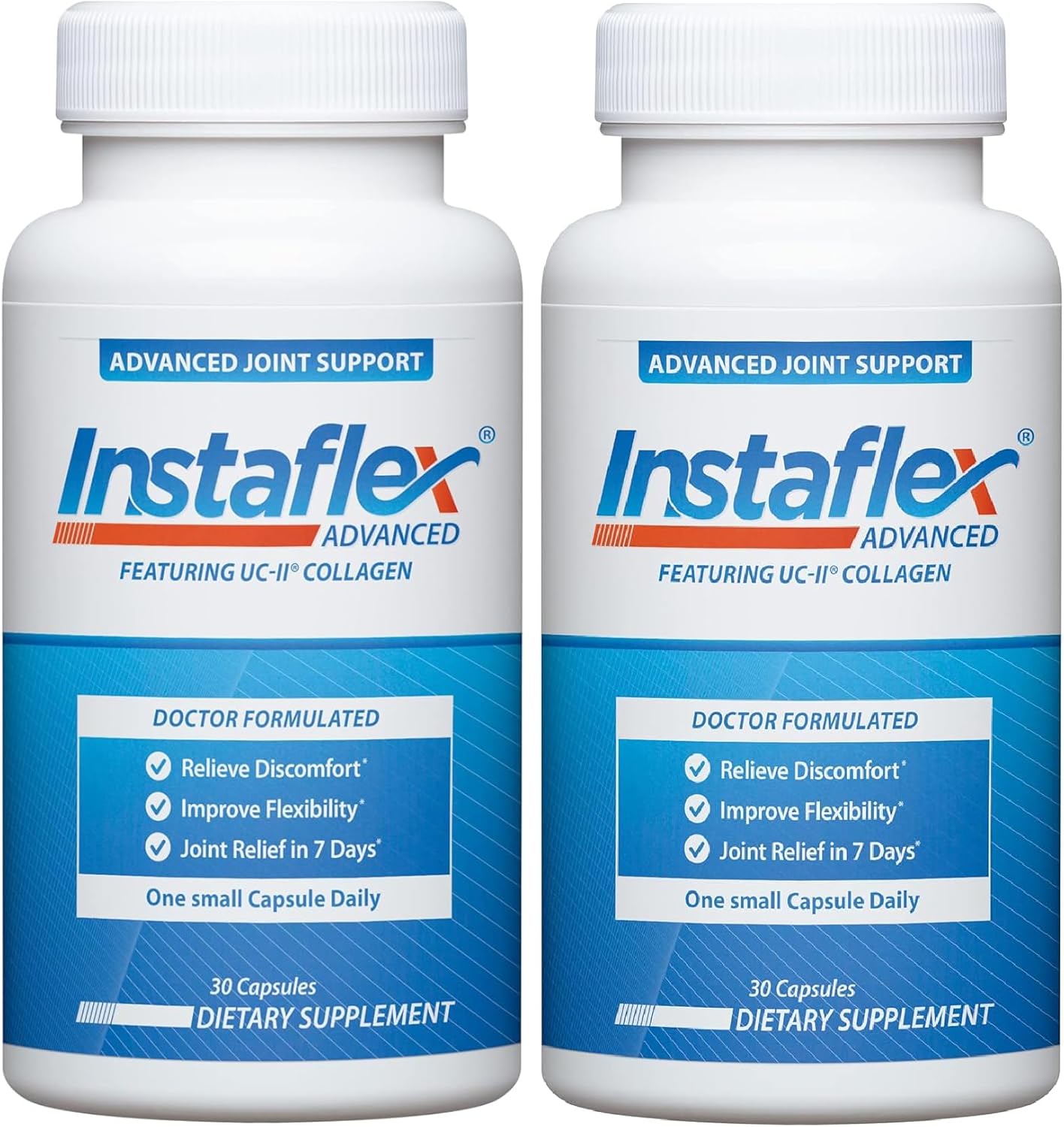 Instaflex Advanced Joint Support Supplement - Turmeric, Resveratrol, Boswellia Serrata Extract, BioPerine, UC-II Collagen- 30 Count